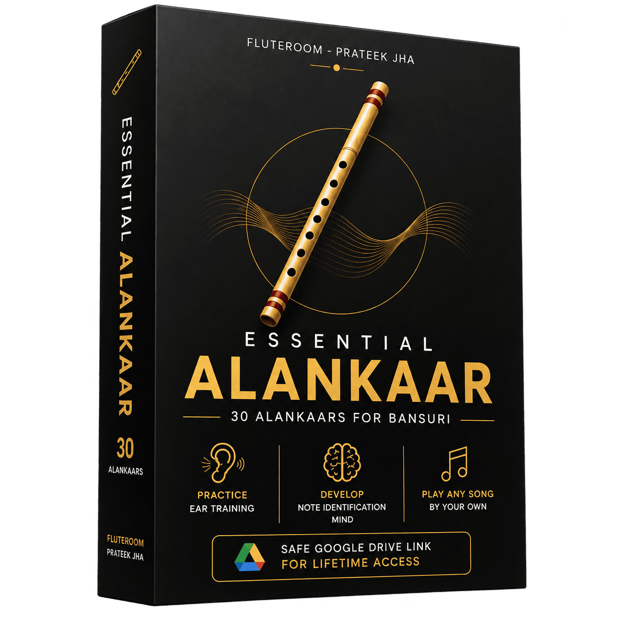 30 Alankaras for Flute — eBook cover by The Flute Room